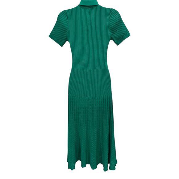 Sandro Lorel Ribbed Pointelle Knit Maxi Dress - Picture 6 of 9